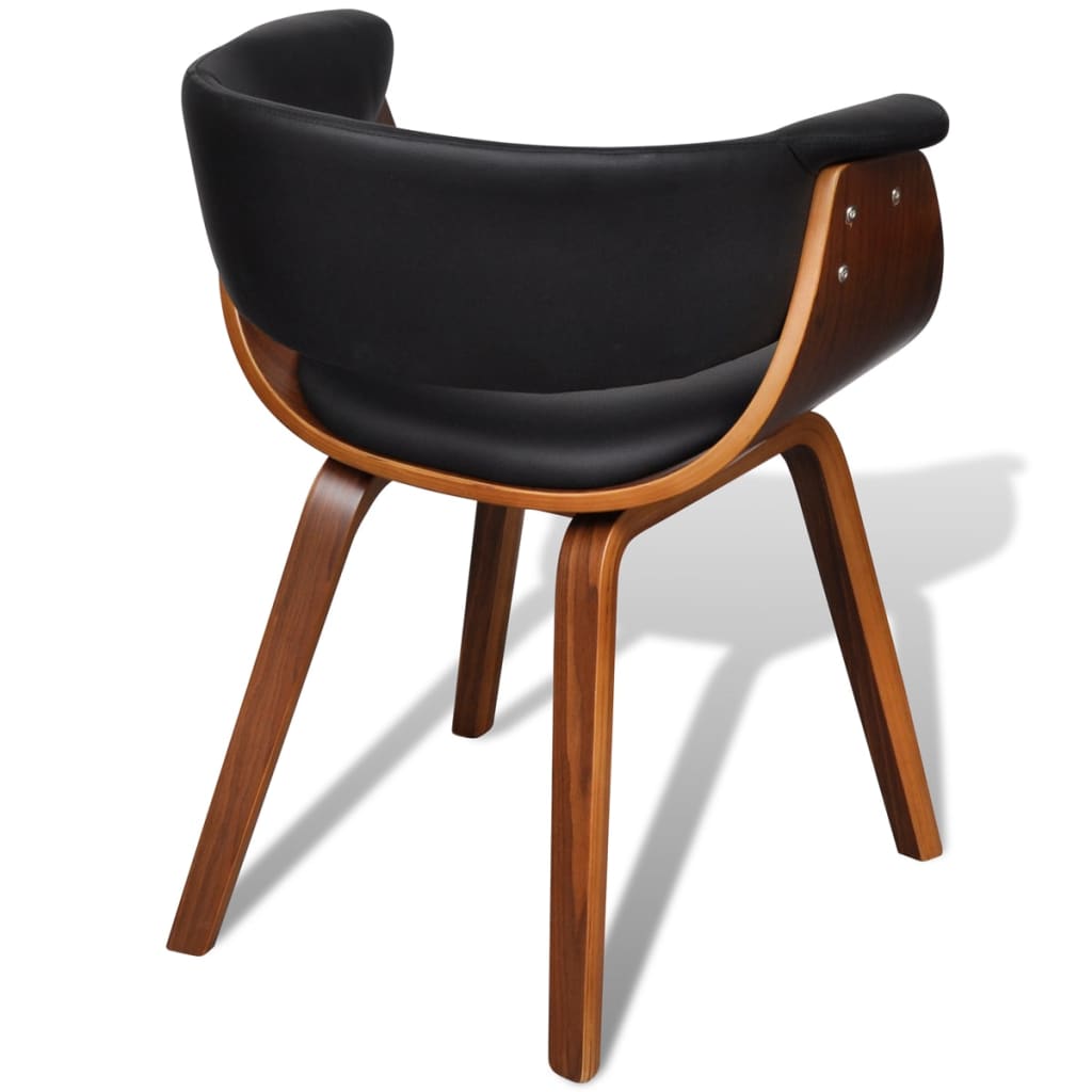 Dining room chairs 6 pcs. bentwood and imitation leather