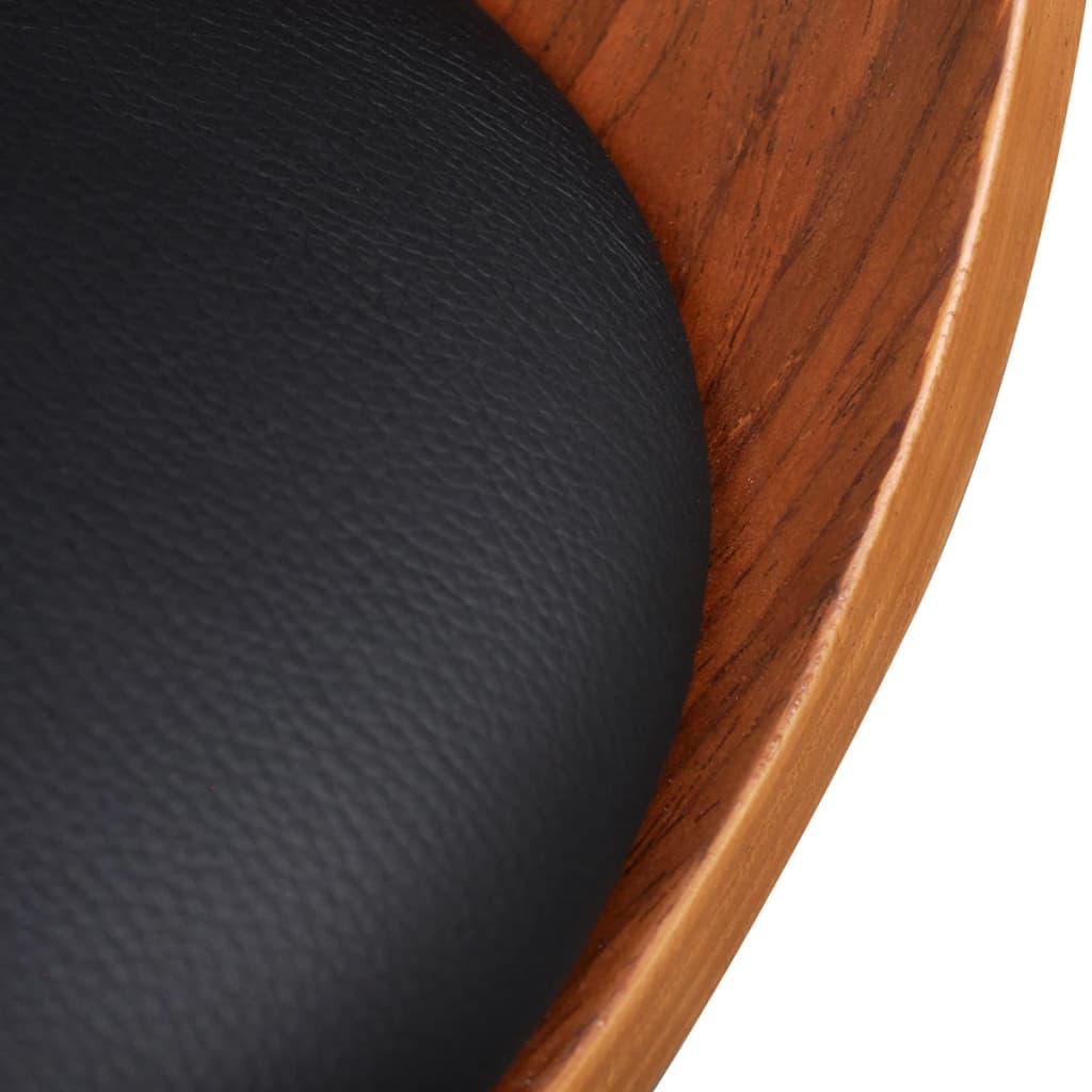 Dining room chairs 6 pcs. bentwood and imitation leather