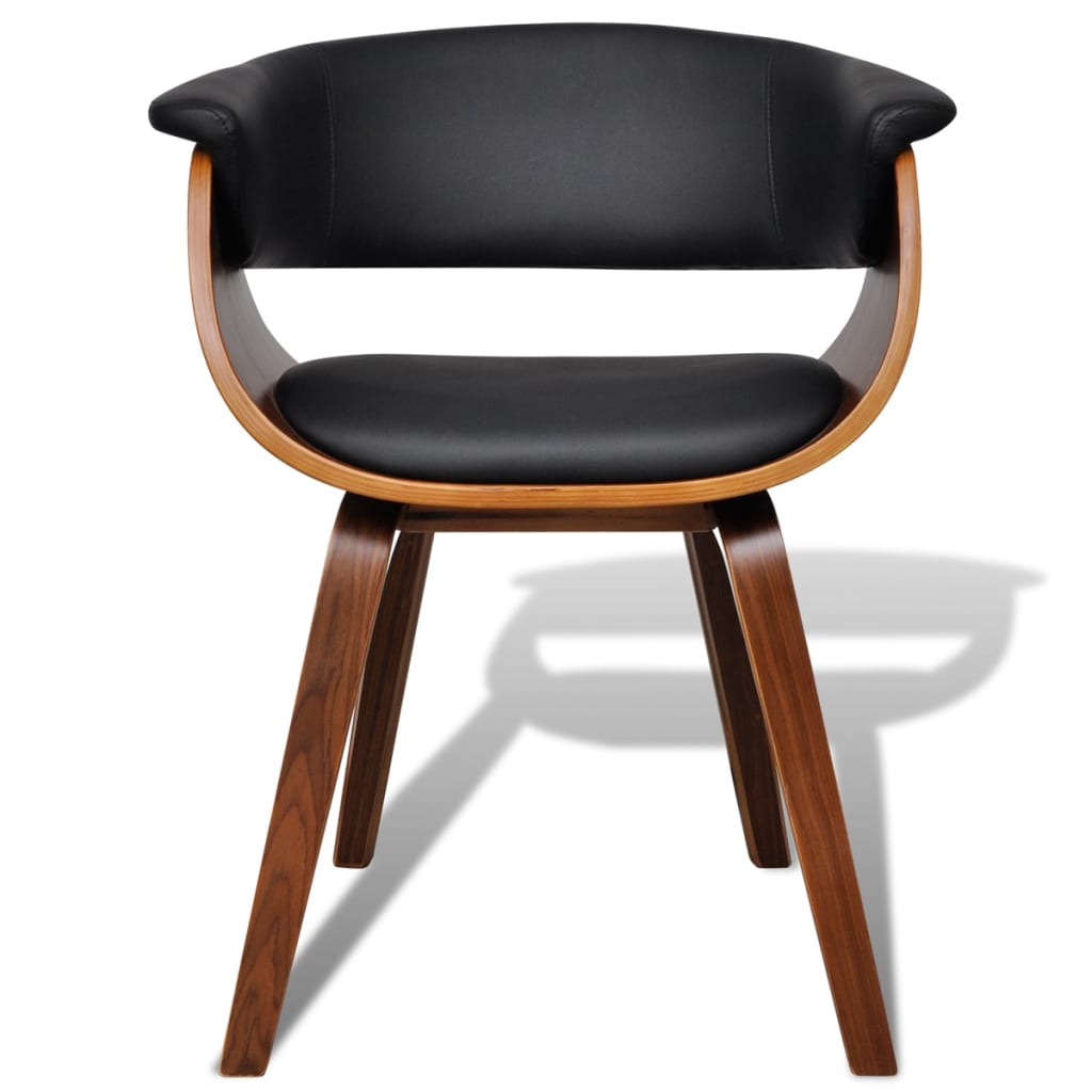 Dining room chairs 6 pcs. bentwood and imitation leather
