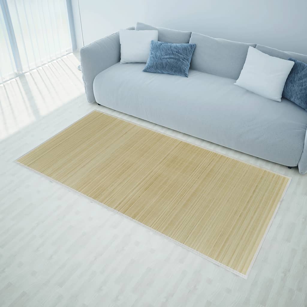 Bamboo Natural Rectangular Rug 120x180 cm