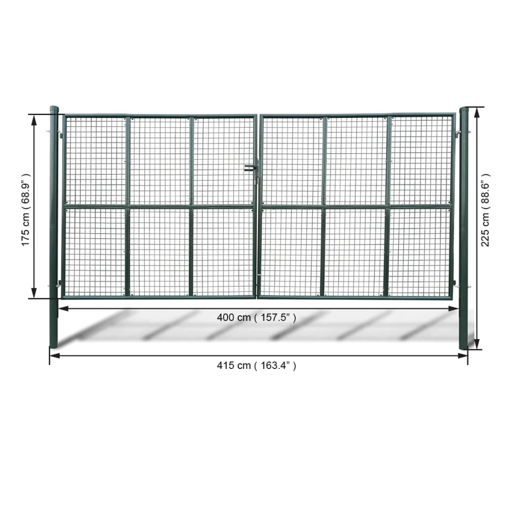 Gitter-Gartentor 415 x 175 cm