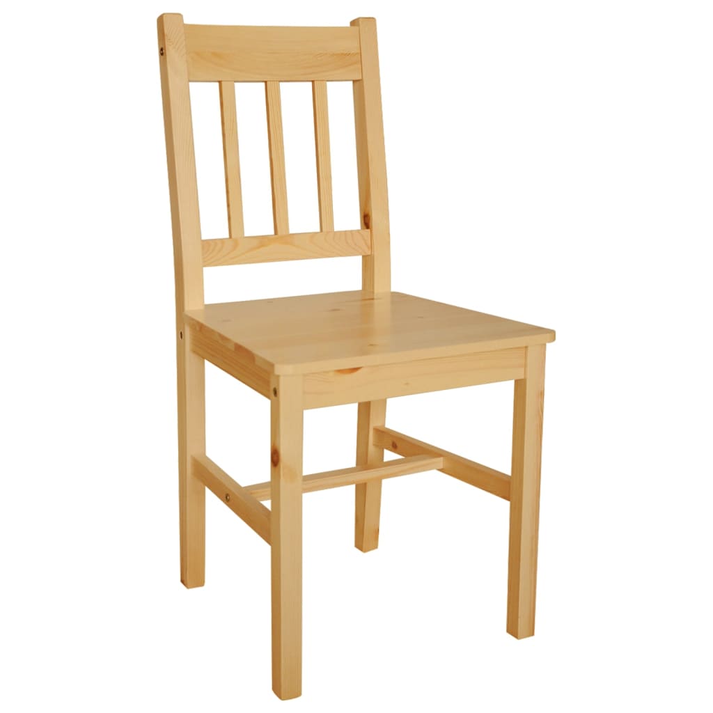 Dining chairs 2 pcs. pinewood