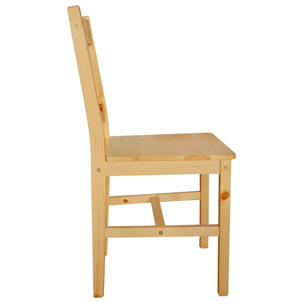 Dining chairs 2 pcs. pinewood