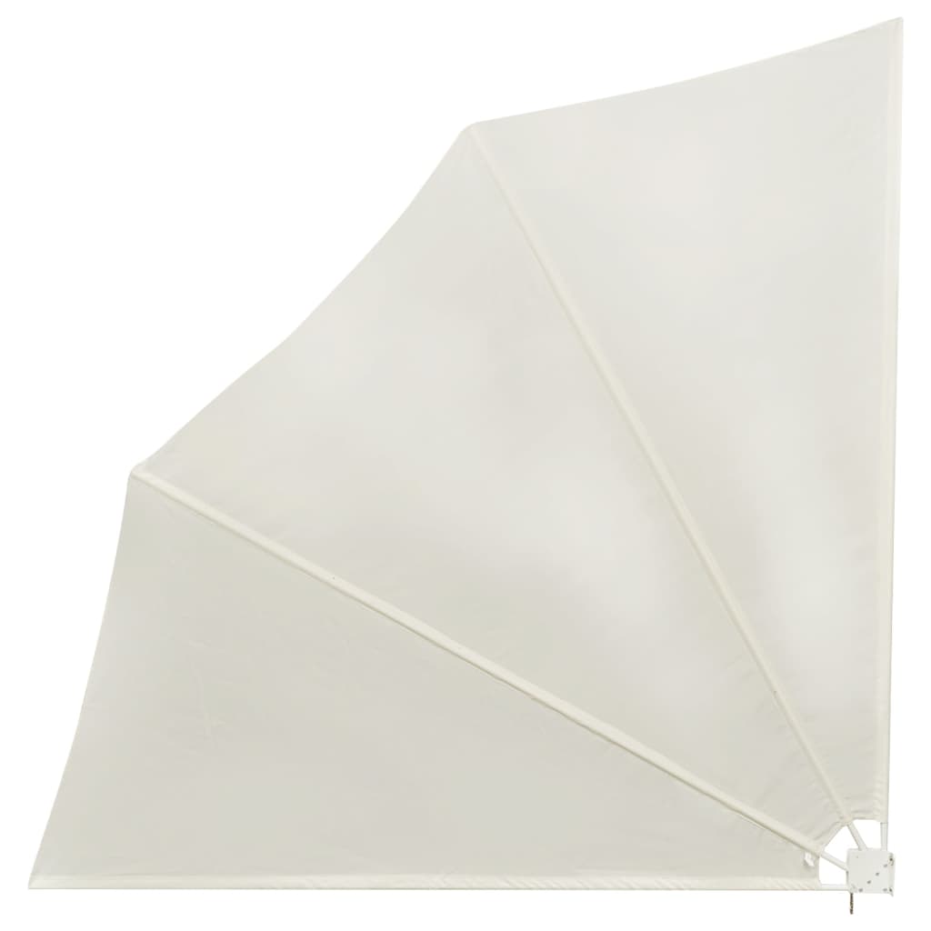 Foldable balcony fan cream 140×140 cm