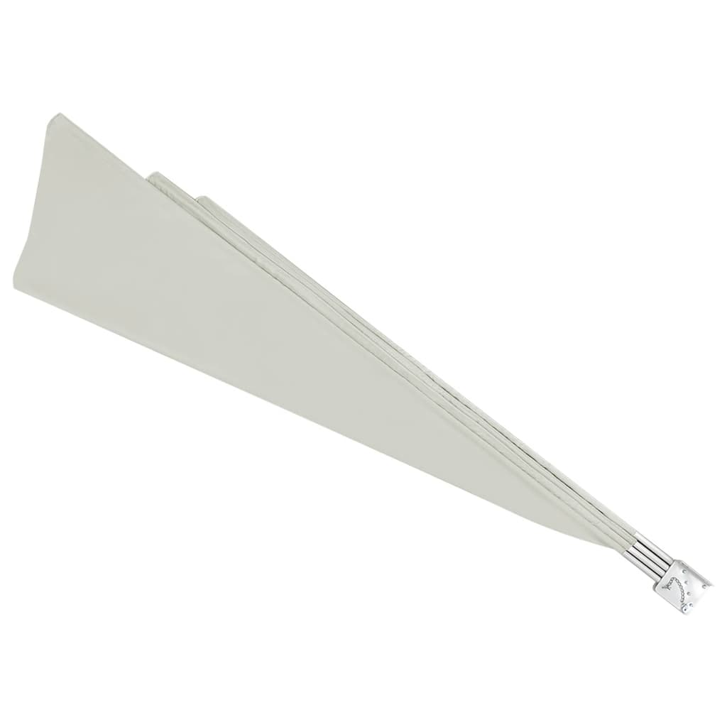 Foldable balcony fan cream 140×140 cm