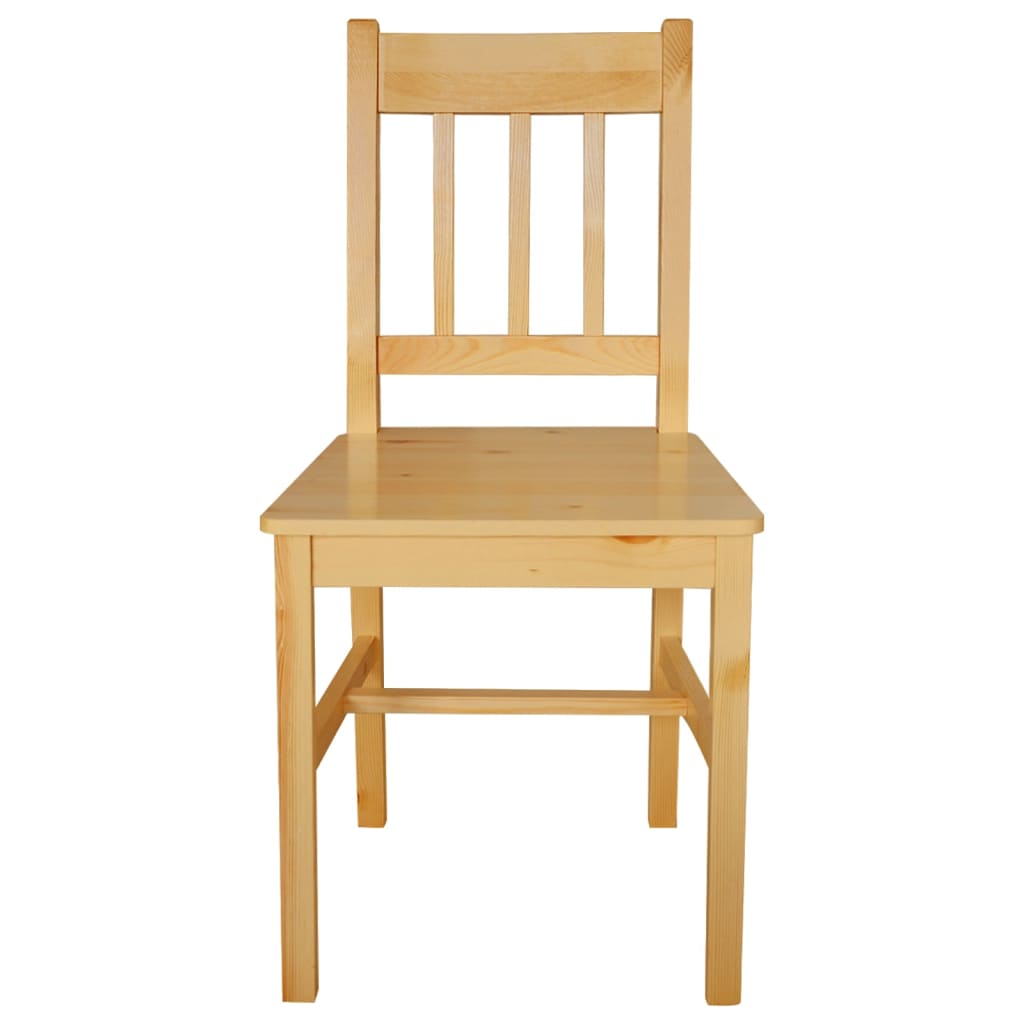 Dining room chairs 6 pcs. pinewood