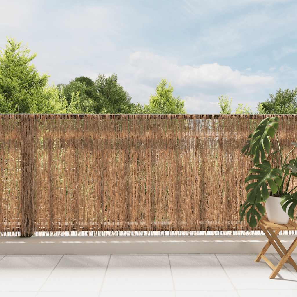Reisigzaun 400×100 cm