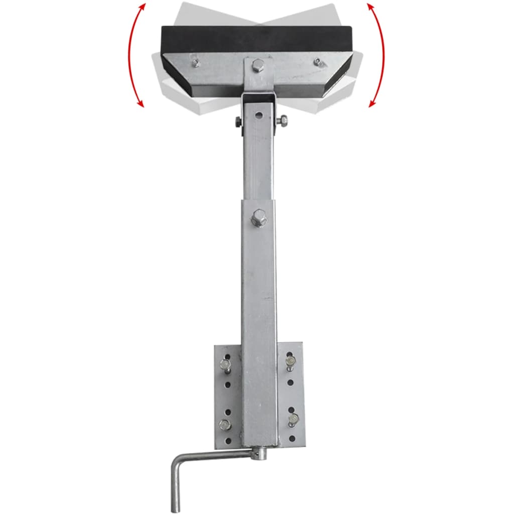 Bootstrailer-Stützen Vollgummi 2er-Set 63 - 88 cm