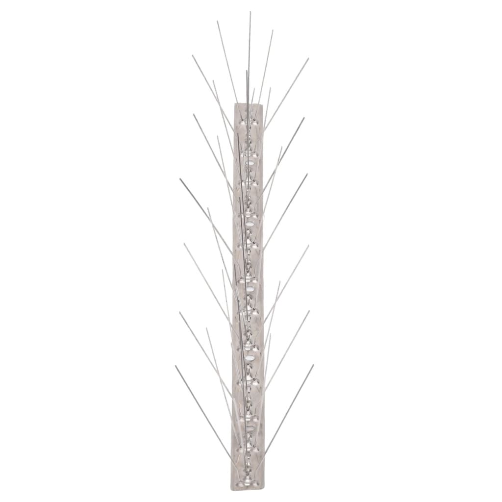 6-piece bird deterrent spike set, 3 m, stainless steel, 5 rows