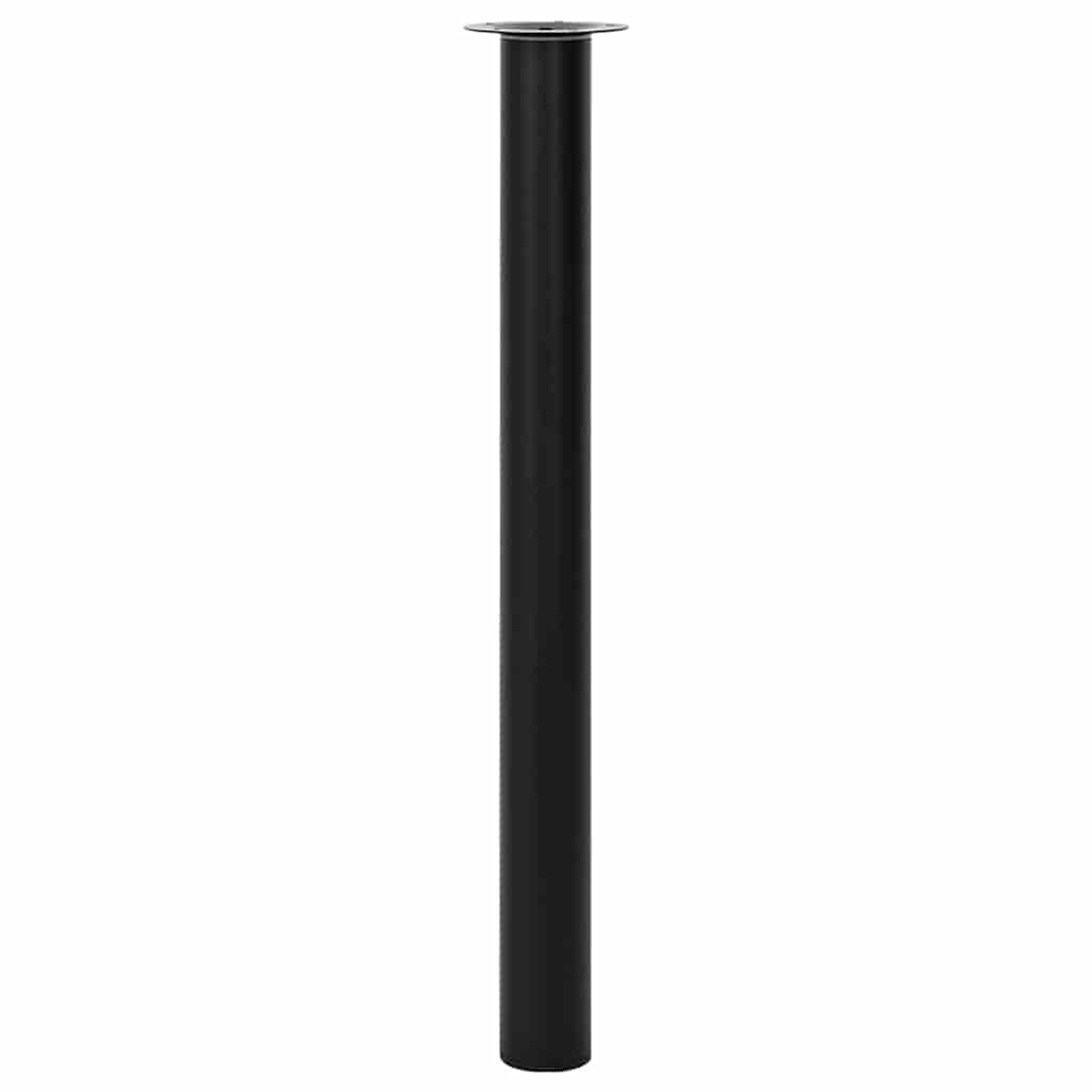 2 x telescopic table base support foot table leg black 710 mm-1100 mm