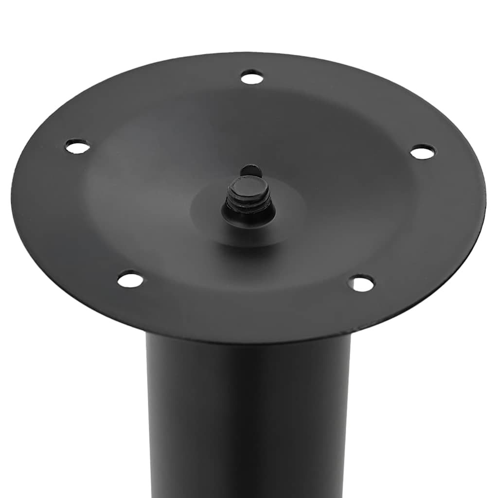 2 x telescopic table base support foot table leg black 710 mm-1100 mm