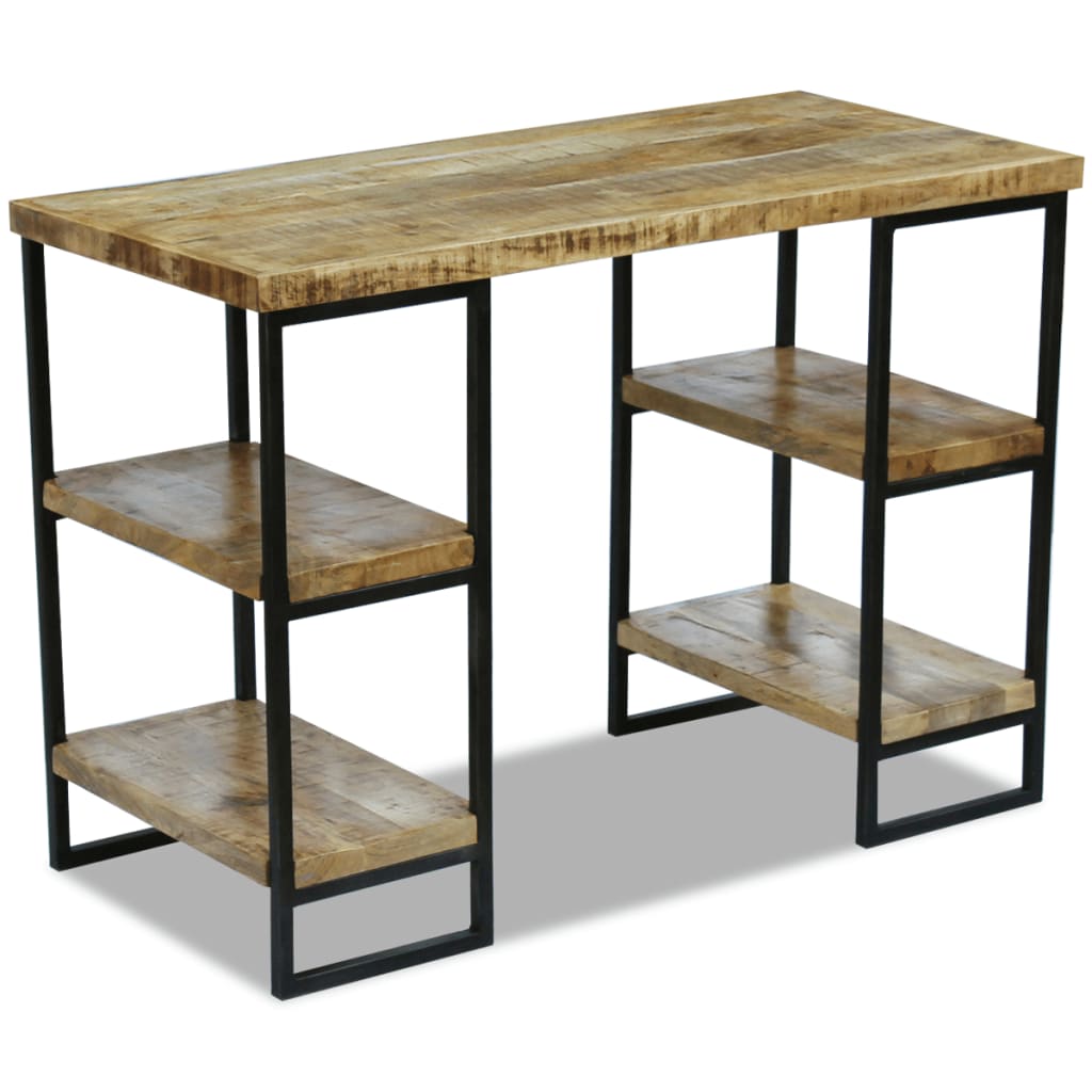 Mango wood office desk 110×50×76 cm