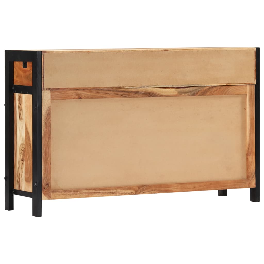 Sideboard 120 x 35 x 75 cm Massivholz Akazie