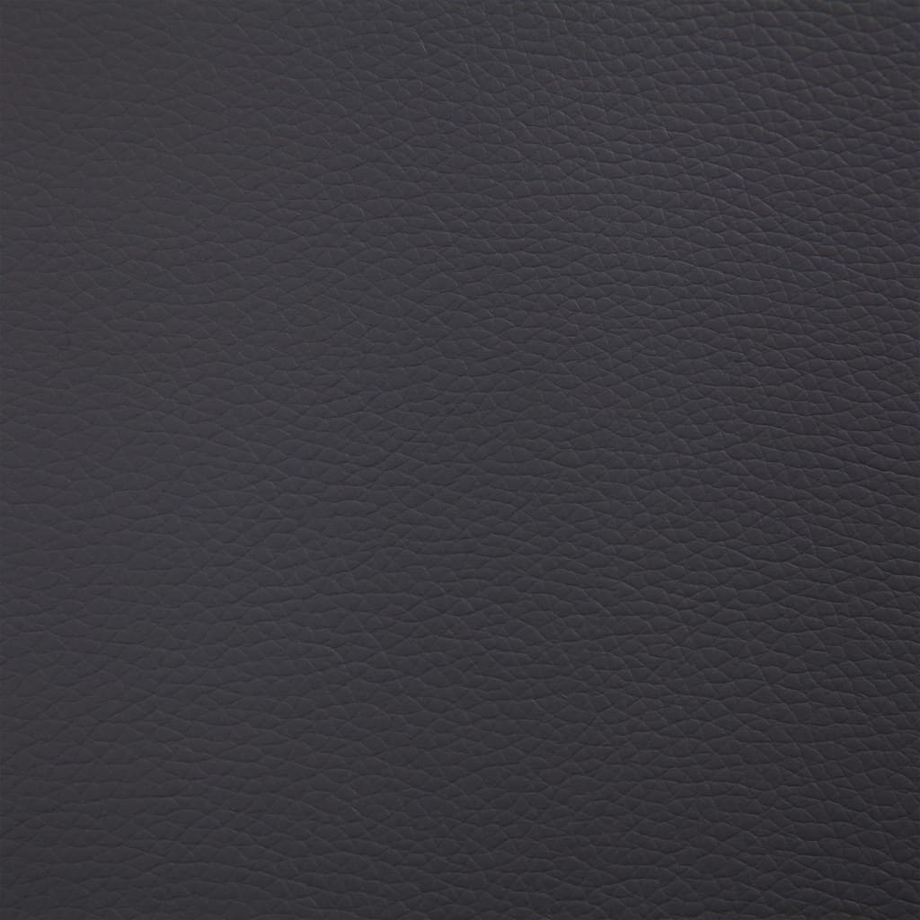 Bank mit Staufach 116 cm Grau Kunstleder