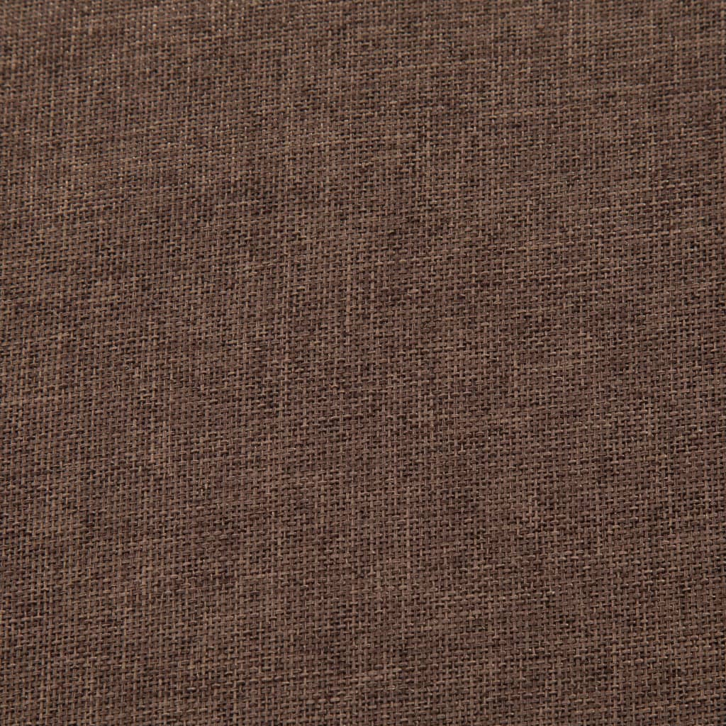 Bank mit Staufach 116 cm Braun Polyester