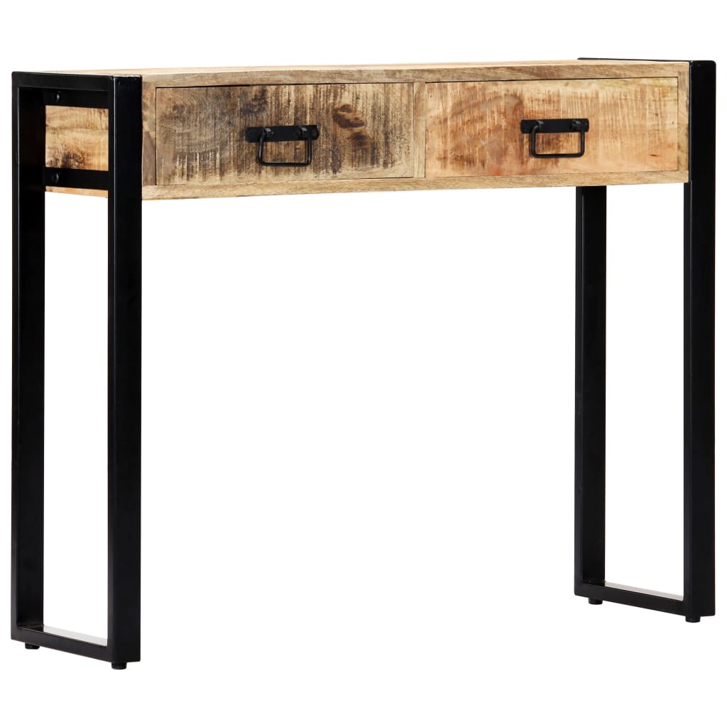 Console table 90 x 30 x 75 cm solid mango wood