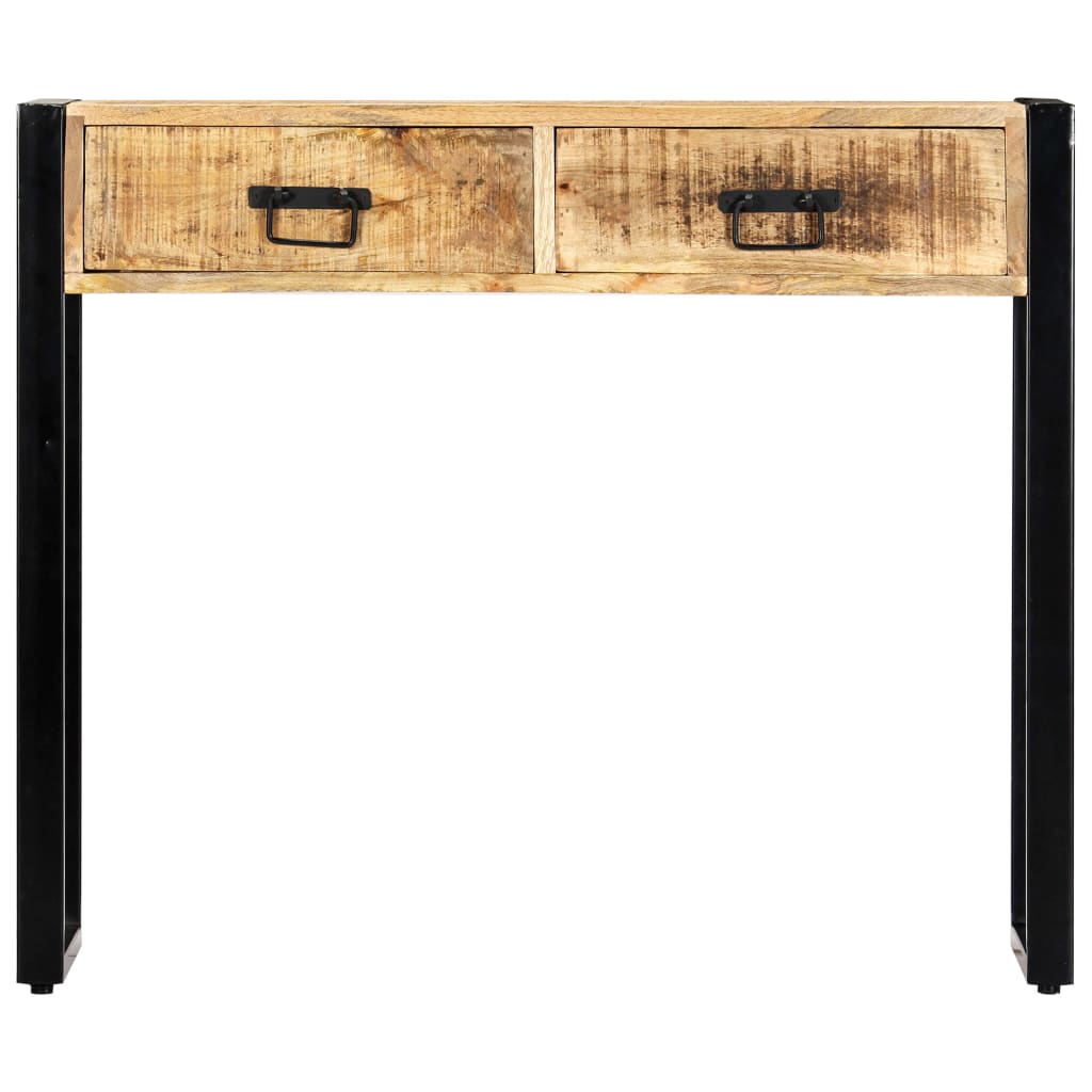 Console table 90 x 30 x 75 cm solid mango wood