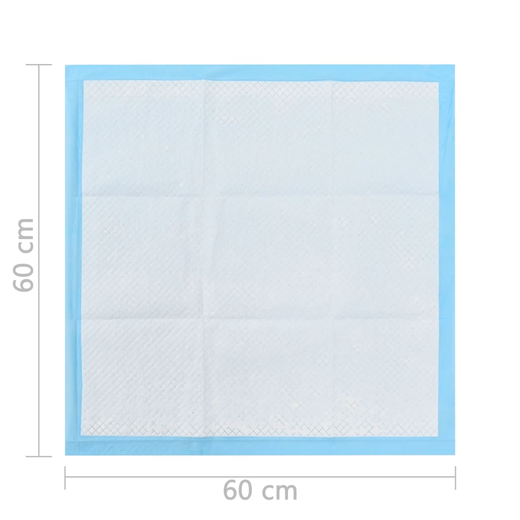 Hunde-Toilettenmatten 200 Stk. 60×60 cm Vliesstoff