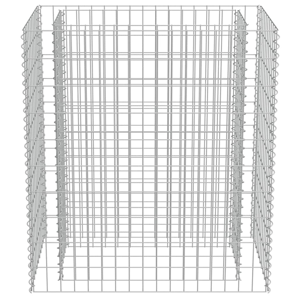 Gabionen-Hochbeet Verzinkter Stahl 90×50×100 cm