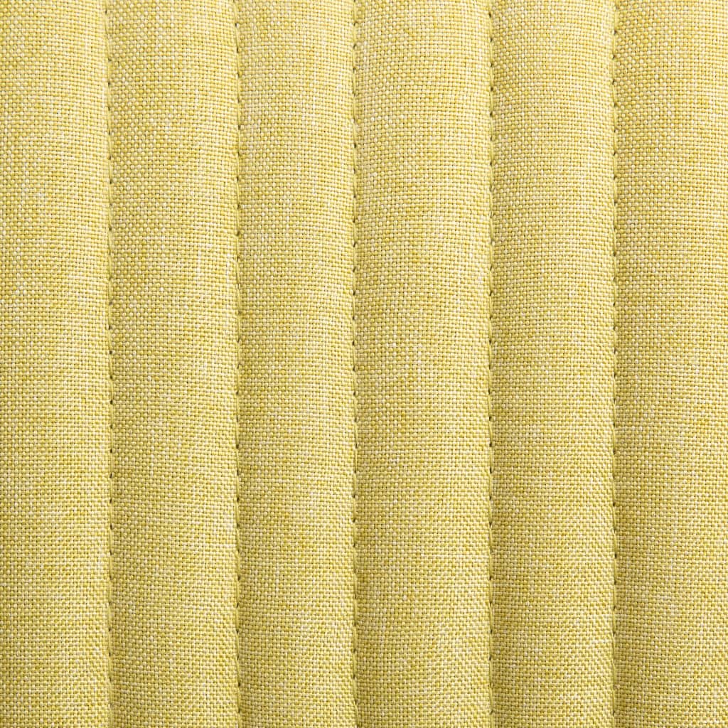 Dining chairs 2 pcs. Green fabric