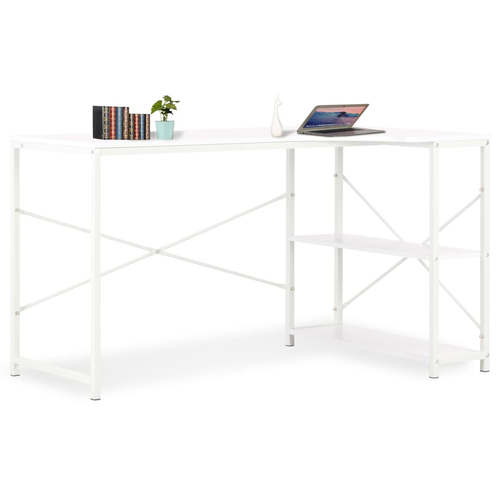 Computer desk white 120x72x70 cm