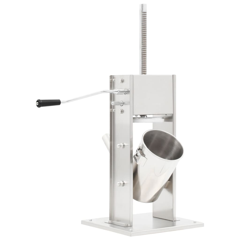 Manual Sausage Filler Silver 3 L Stainless Steel
