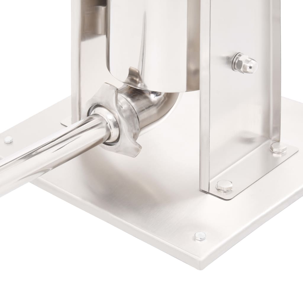 Manual Sausage Filler Silver 3 L Stainless Steel