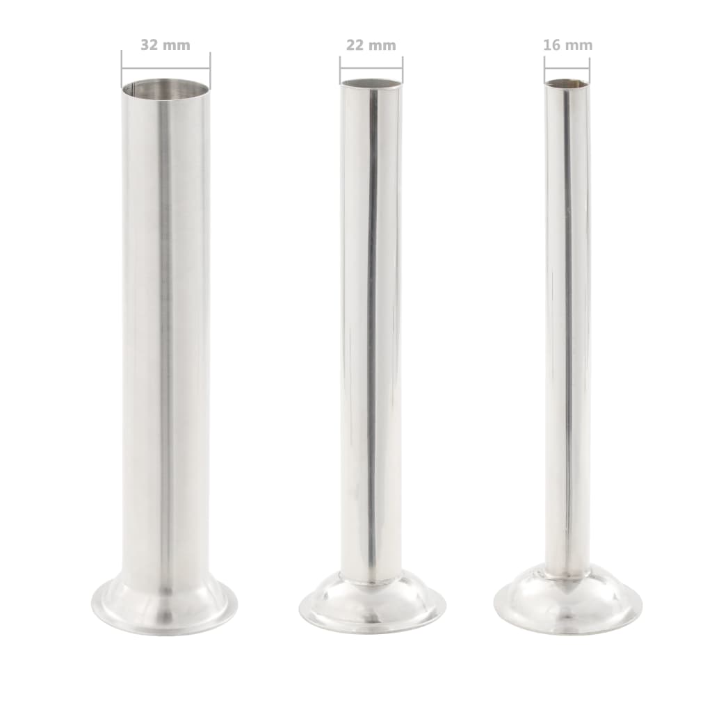 Manual Sausage Filler Silver 3 L Stainless Steel