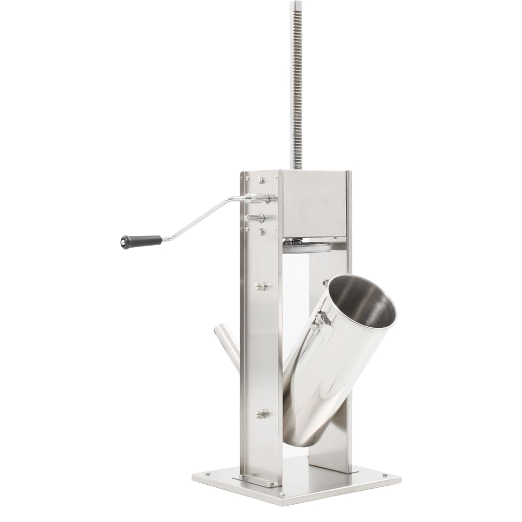 Manual Sausage Filler Silver 5 L Stainless Steel