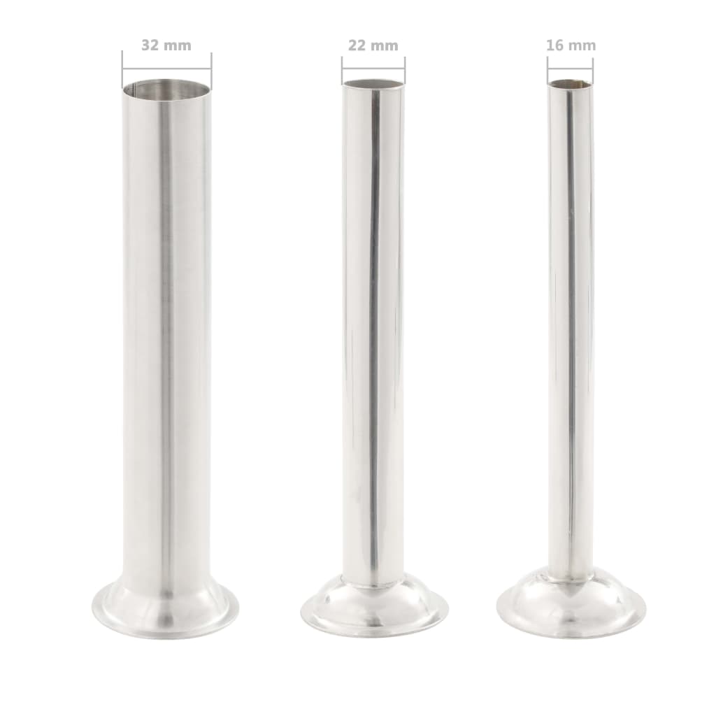 Manual Sausage Filler Silver 5 L Stainless Steel