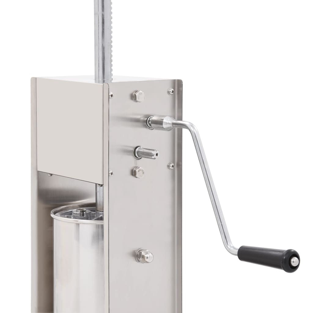 Manual Sausage Filler Silver 7 L Stainless Steel