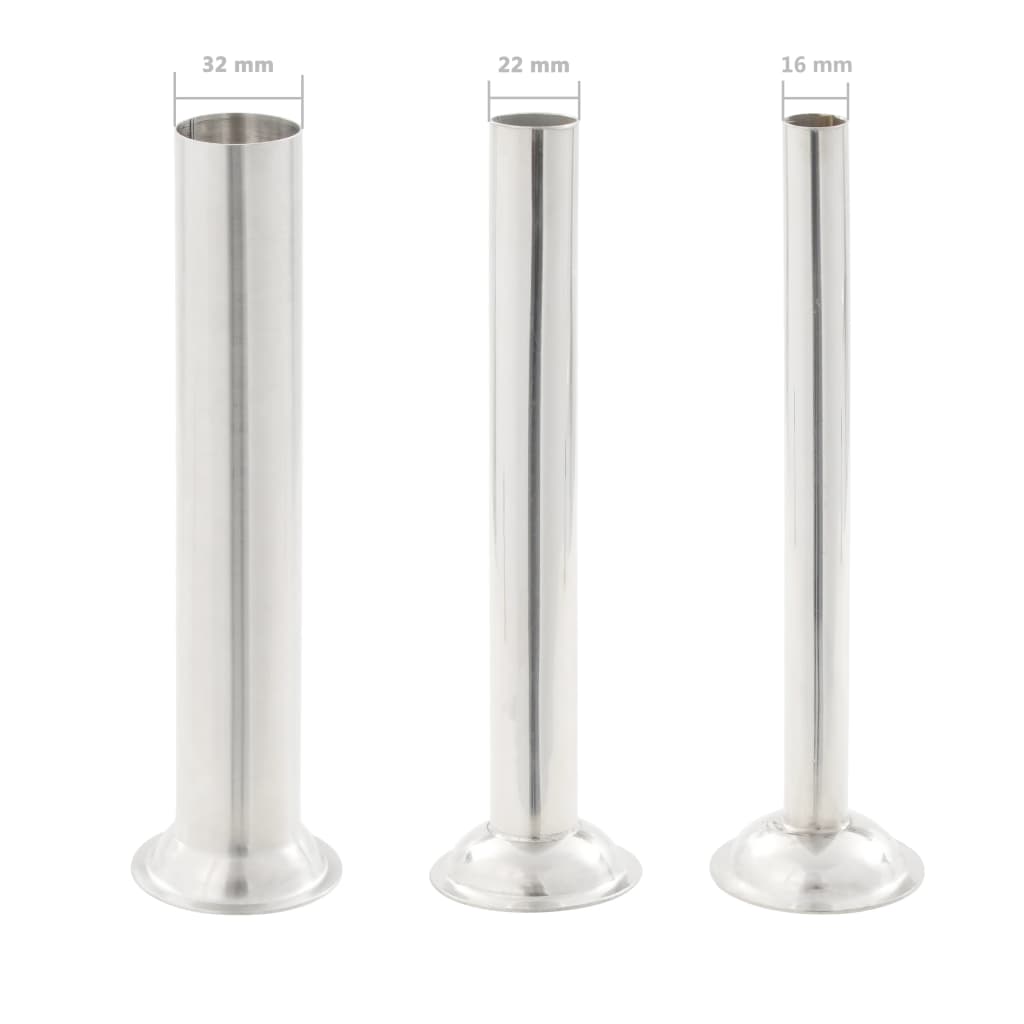 Manual Sausage Filler Silver 7 L Stainless Steel