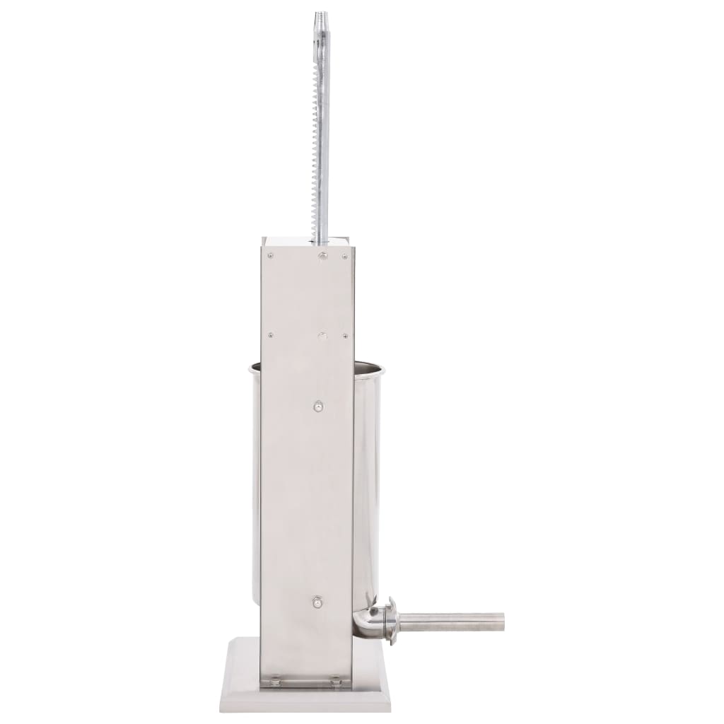 Manual Sausage Filler Silver 15 L Stainless Steel