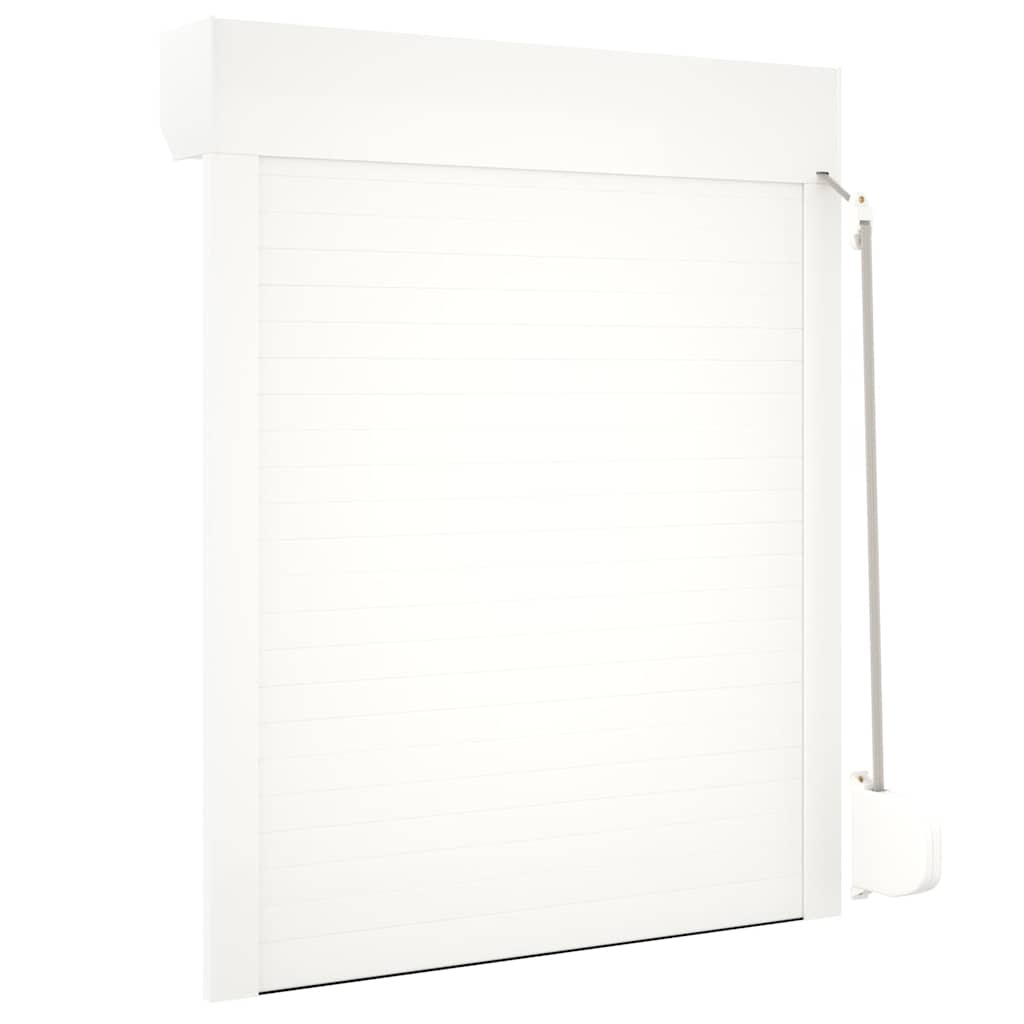Rollladen Aluminium 70x100 cm Weiß