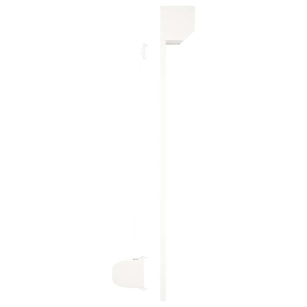 Rollladen Aluminium 100x120 cm Weiß