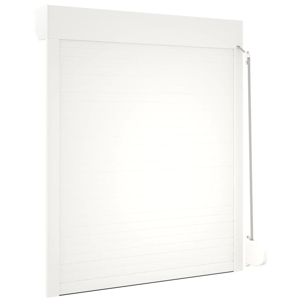 Rollladen Aluminium 100x130 cm Weiß