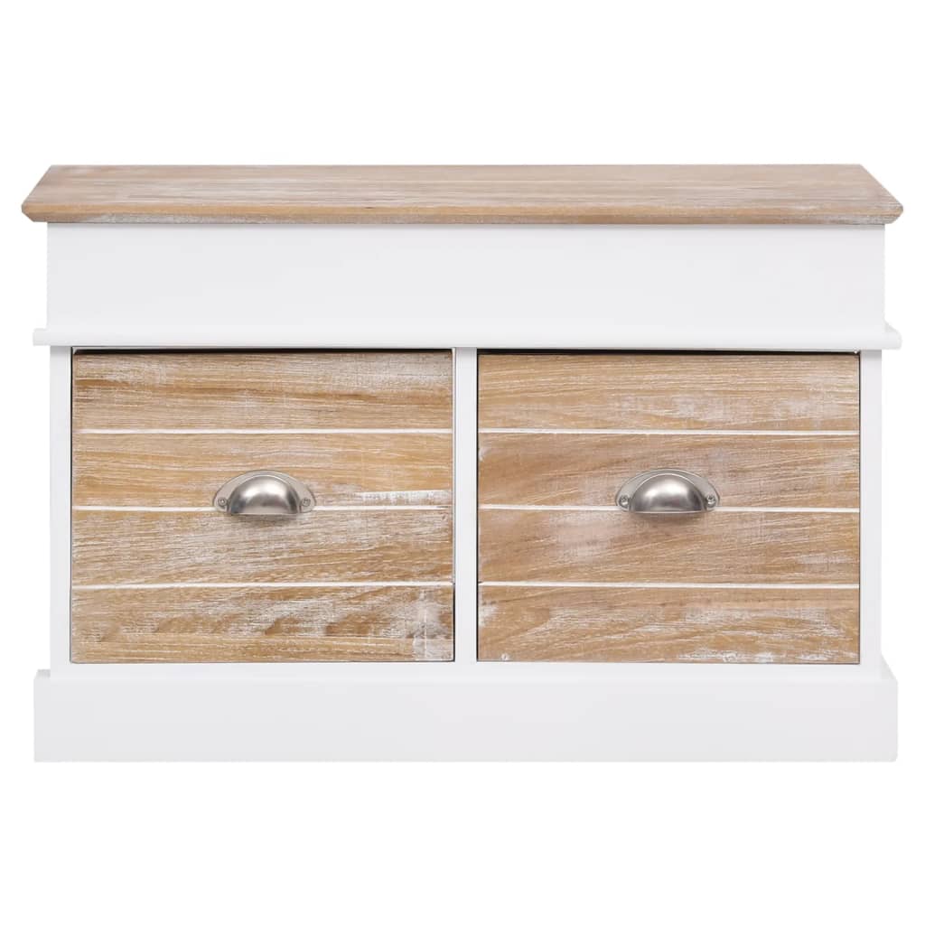 Flurbank 70 x 35 x 45 cm Paulownia Holz