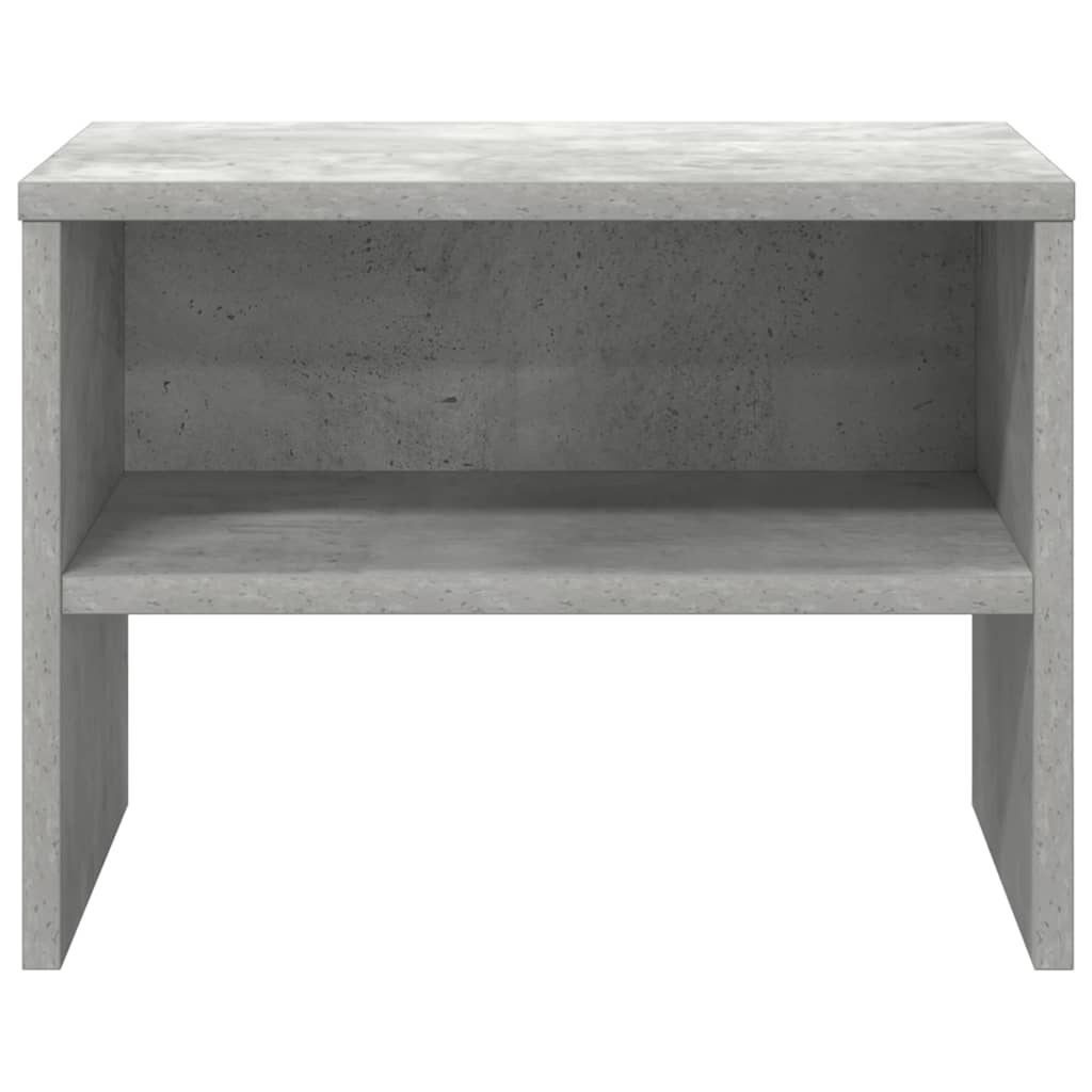 Nachttisch Betongrau 40x30x30 cm Holzwerkstoff