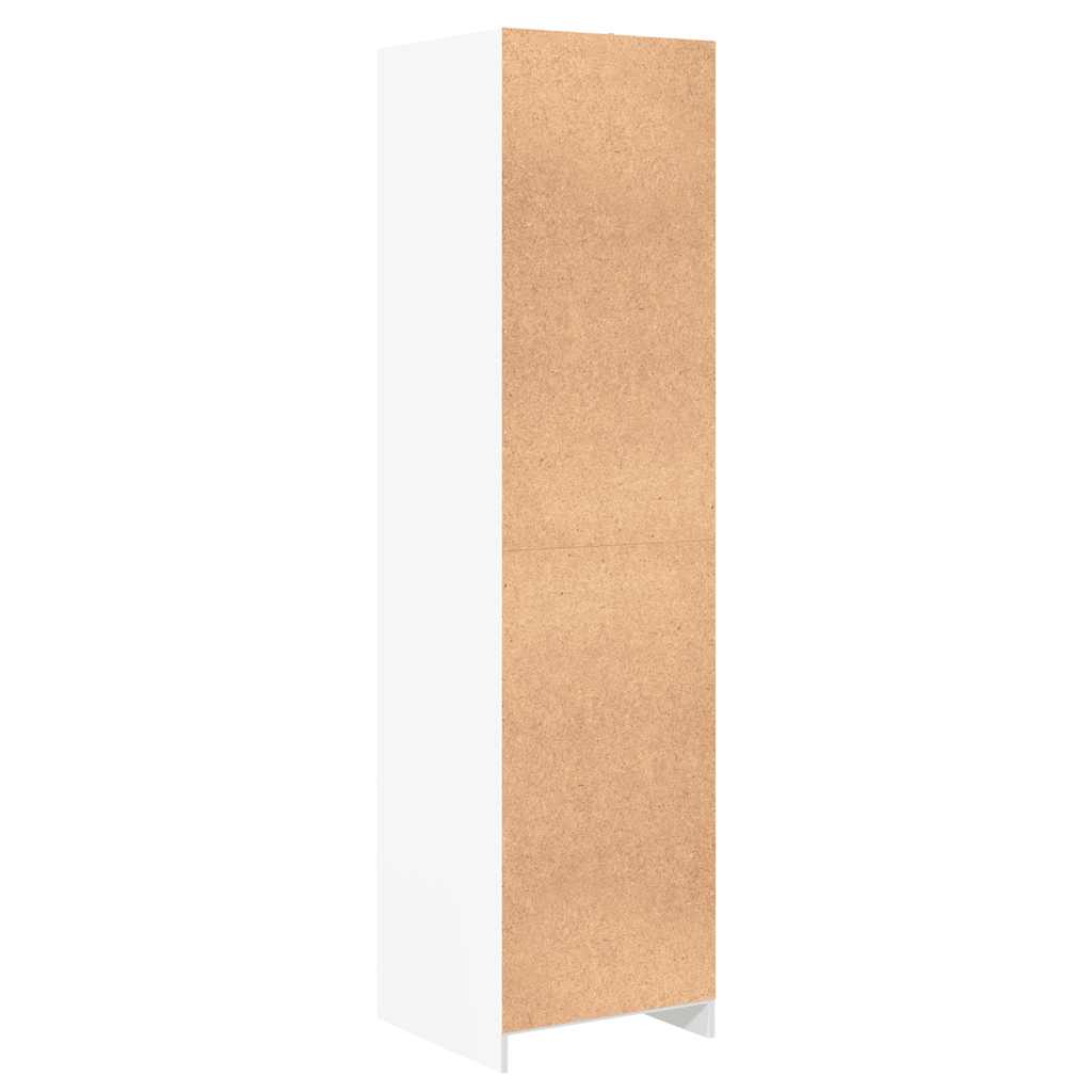 Kleiderschrank Weiß 50x50x200 cm Holzwerkstoff