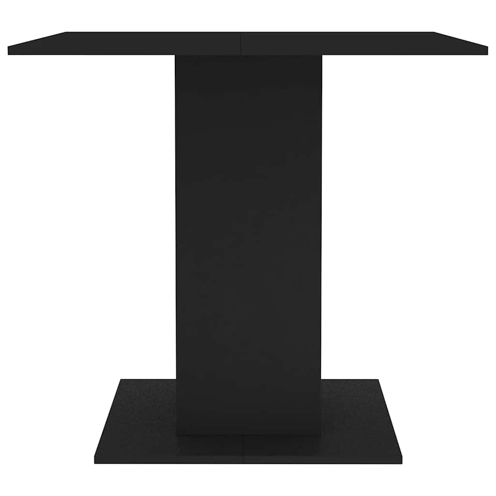 Esstisch Schwarz 80x80x75 cm Holzwerkstoff
