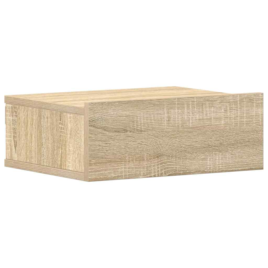 Hängender Nachttisch Sonoma-Eiche 40x30x15 cm Holzwerkstoff