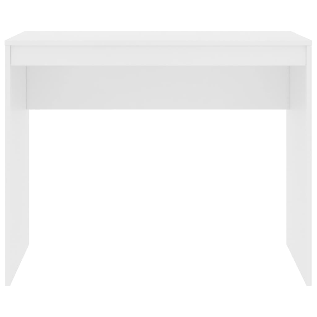 Desk White 90×40×72 cm Wood Material