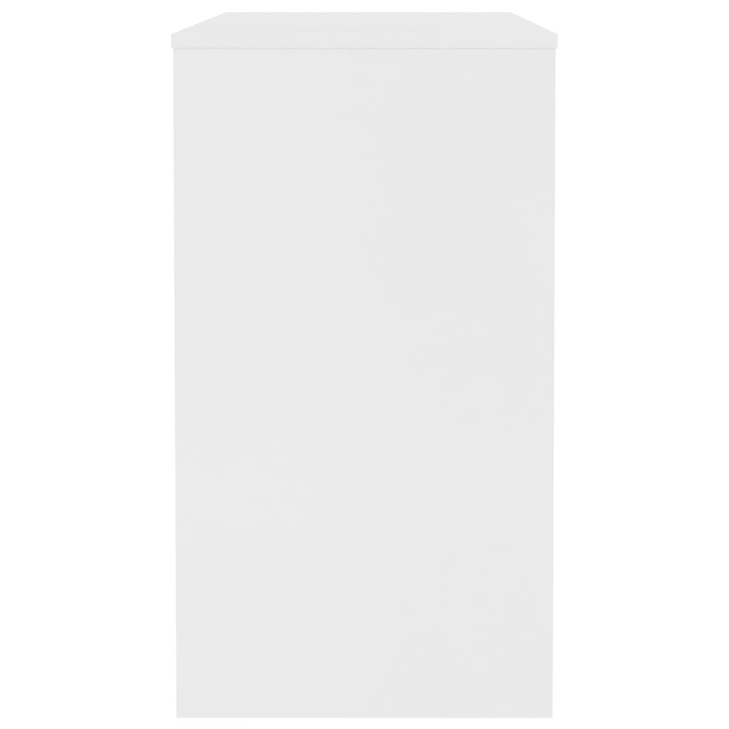 Desk White 90×40×72 cm Wood Material