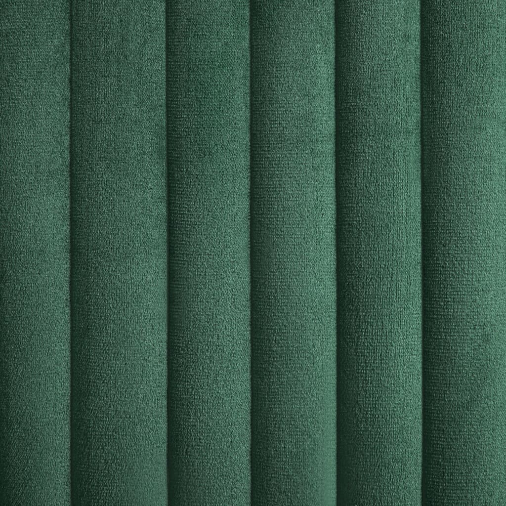 Dining chairs 4 pcs. Green velvet