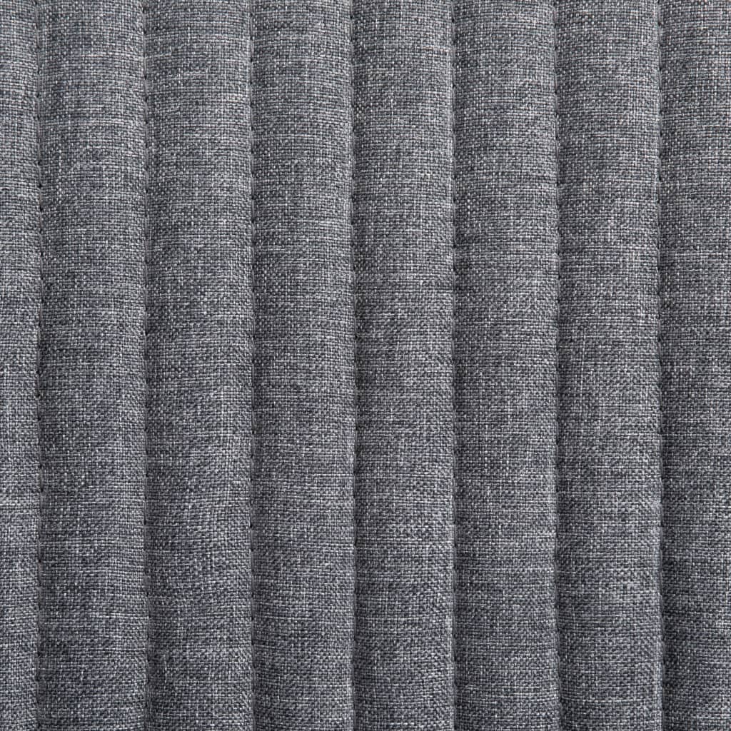 Dining chairs 4 pcs. Dark grey fabric