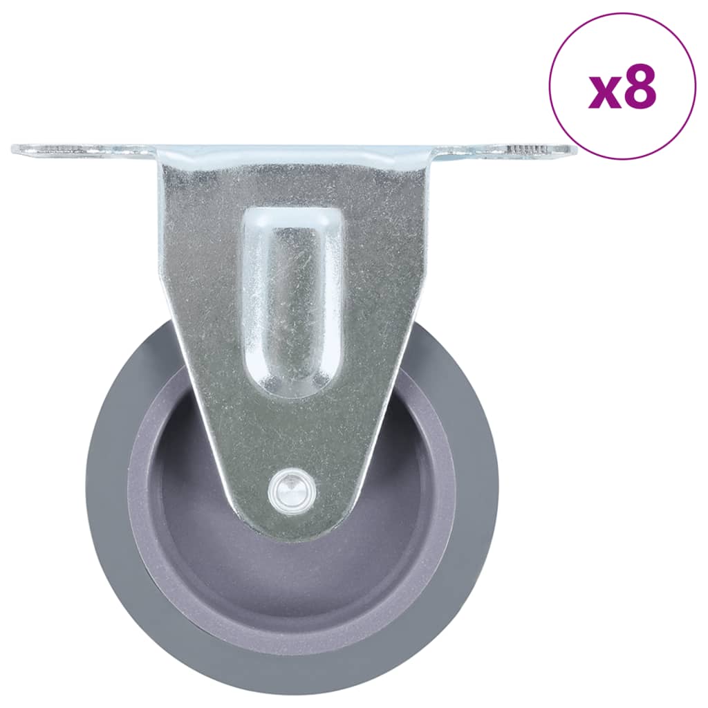 8 Stk. Bockrollen 75 mm