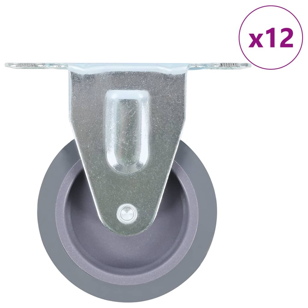 12 Stk. Bockrollen 75 mm