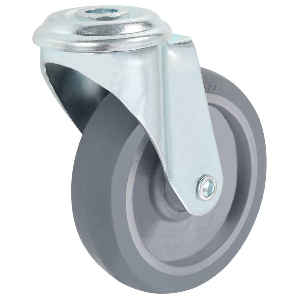 12 swivel castors with bolt hole 100 mm