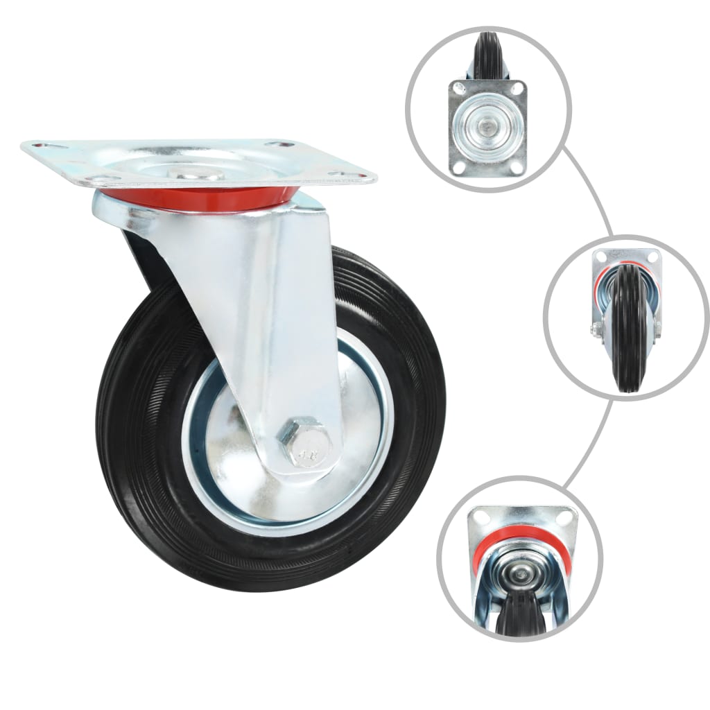 16 swivel castors 160 mm