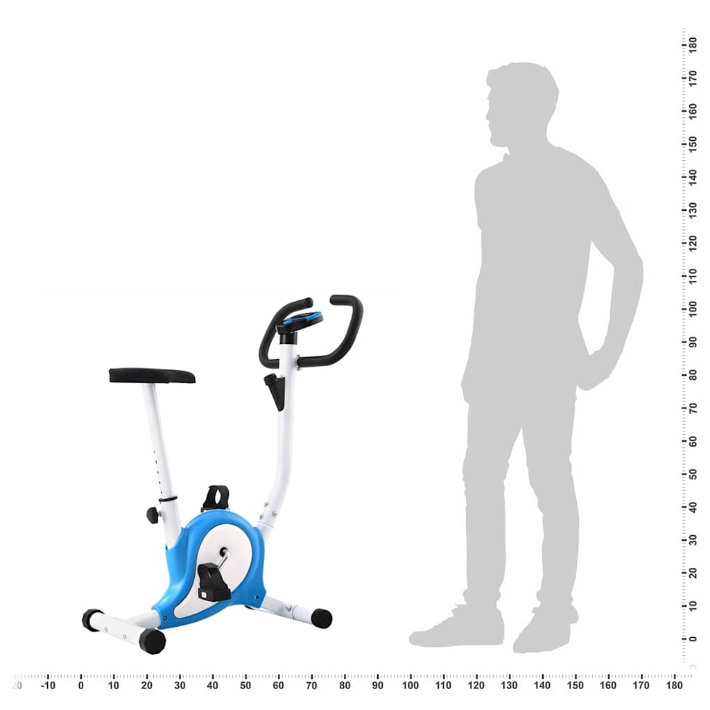 Home Trainer with Belt Drive Blue